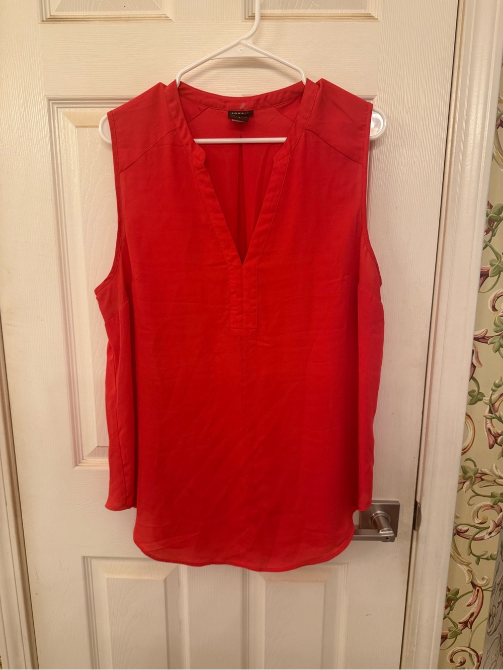 torrid Sleeveless V-Neck Camisole in Bright Red